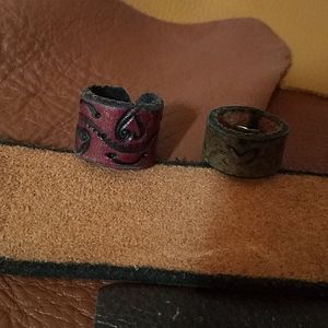 Cute Leather Rings